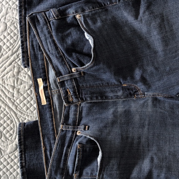 Levi's WomenDeep Indigo Slim Straight Jeans - Picture 1 of 5